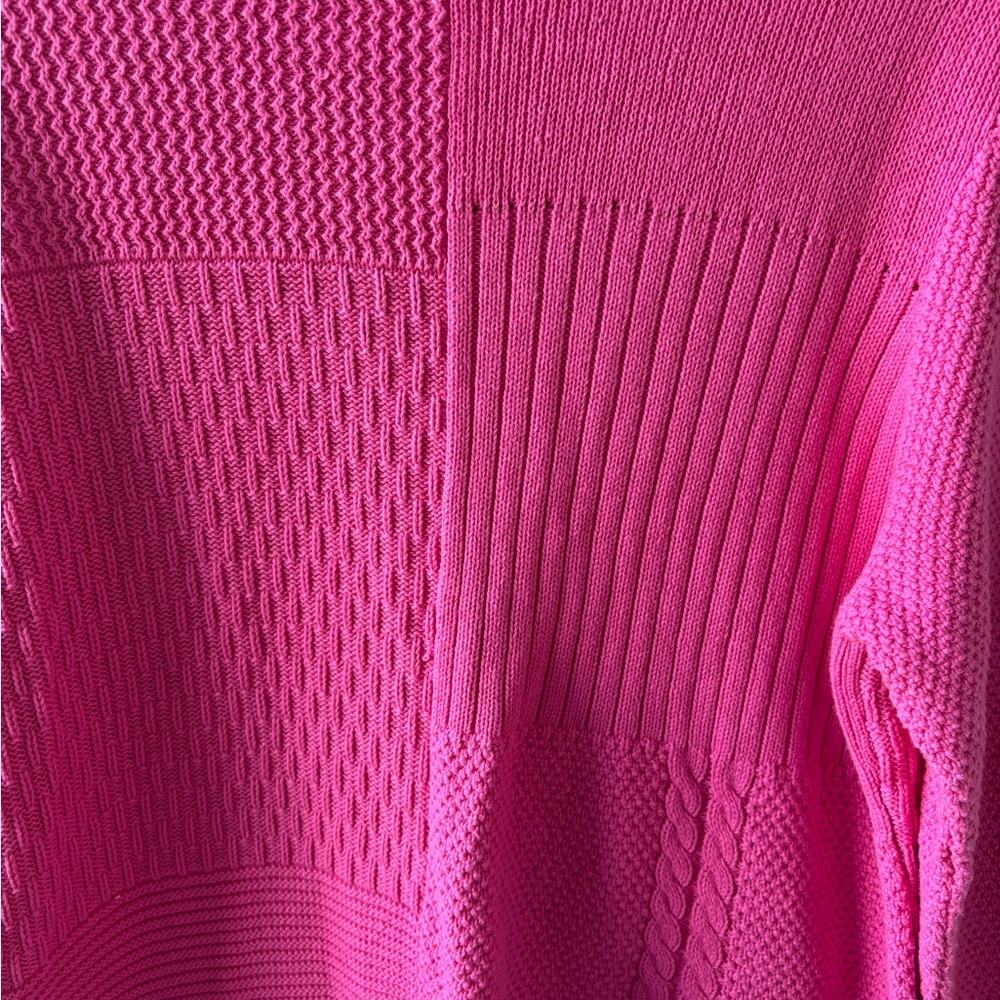 Appleseed’s LP Pink Long Sleeve Rolled Neckline Cotton Sweater Casual Office - Picture 9 of 13